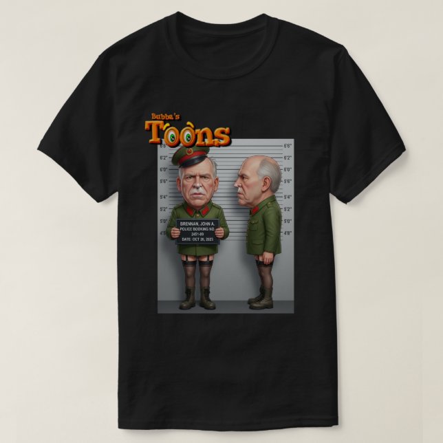 CIA DIRECTOR JOHN BRENNAN, SHADOW GOVERNMENT T-Shirt (Design vorne)