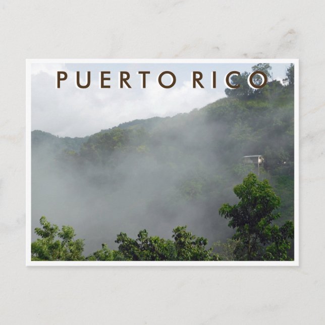 Ciales Puerto Rico Postkarte (Vorderseite)