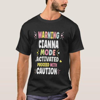 CIANNA Personalisiertes Geschenk für Frauen Benutz T-Shirt