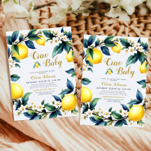 Ciao Baby Amalfi Zitrus-Limonen-Kranz Baby Shower