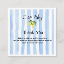 Ciao Baby Blau Gestreift Zitronen Bücher für Baby