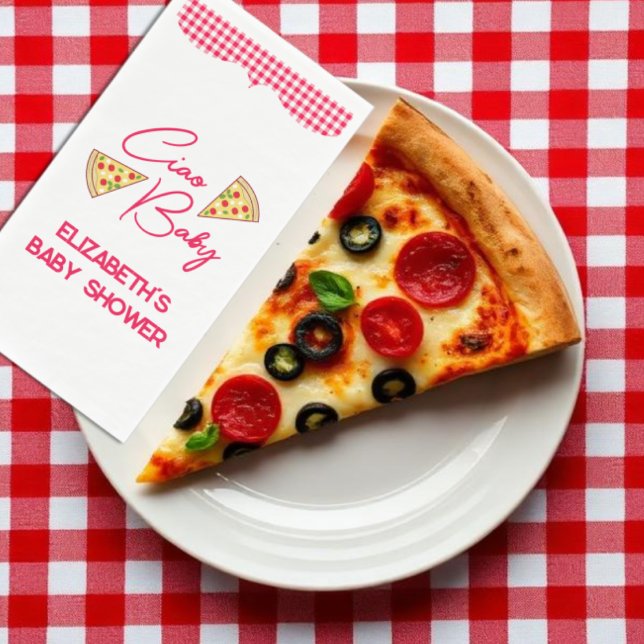 Ciao Baby Italian Baby Shower Serviette (Von Creator hochgeladen)