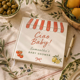 Ciao Baby Italian Market Baby Shower Gästebuch