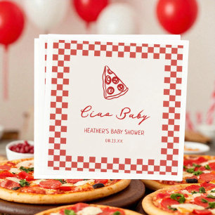 Ciao Baby Italian Pizza Baby Dusche Serviette