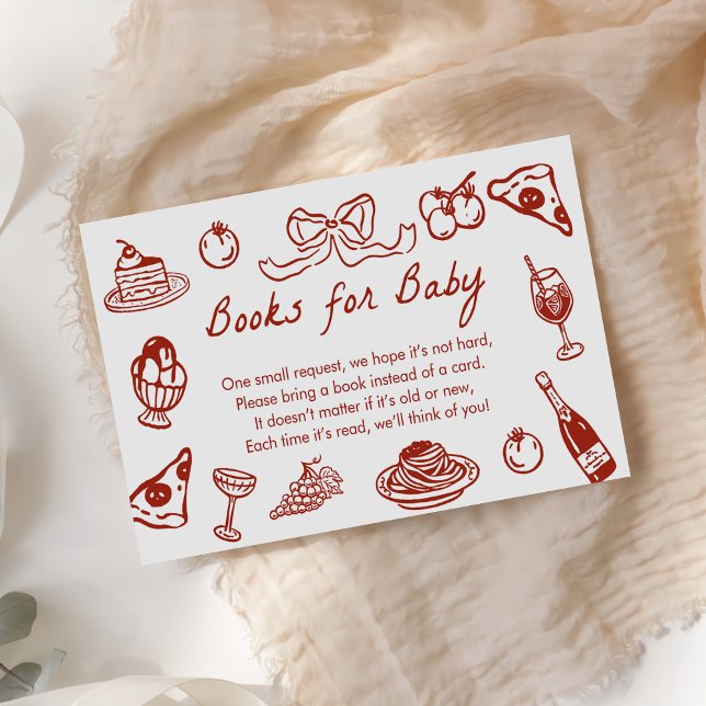 Ciao Baby Italian Pizza Baby Showbücher für Baby Begleitkarte (Von Creator hochgeladen)