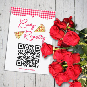 Ciao Baby Italienische Babyparty-Geschenkeliste Begleitkarte