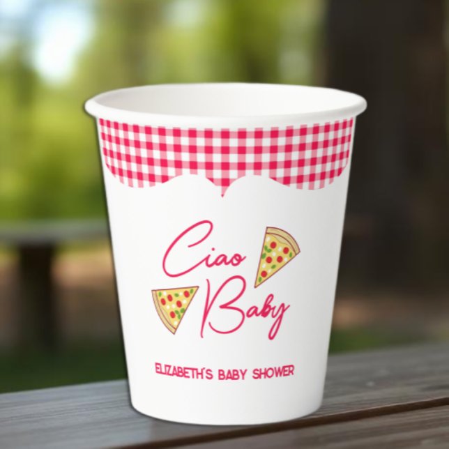 Ciao Baby Italienische Babyparty Pappbecher (Von Creator hochgeladen)