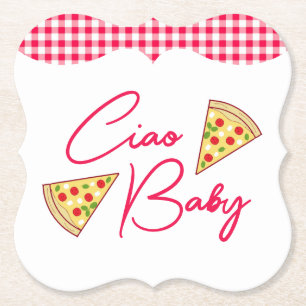 Ciao Baby Italienische Babyparty Untersetzer
