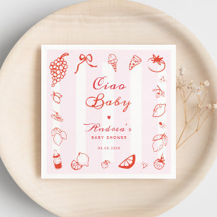 Ciao Baby Italienische Handgezogene Lemon Babydusc Serviette