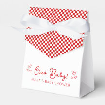 Ciao Baby! Italienische Themed Red Baby Dusche