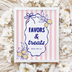 CIAO BABY Lemon Mittelmeerfavoriten & Leckereien U Poster