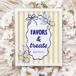 CIAO BABY Lemon Mittelmeerfavoriten & Leckereien U Poster