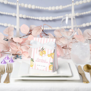 Ciao Baby Lemon Pink Baby Shower Geschenkschachtel