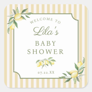 Ciao Baby Lemon Shower Aufkleber