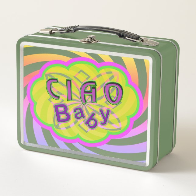 CIAO BABY METALL BROTDOSE (Vorderseite)