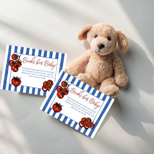 Ciao Baby Tomate Italienische Babyparty-Buchanfrag Begleitkarte