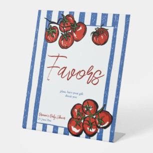 Ciao Baby Tomate Italienische Babyparty Geschenke Sockelschild