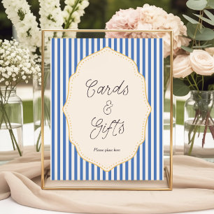 Ciao Bambino Blue Italienische Karten & Geschenke Poster