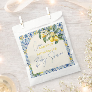 Ciao Bambino griechische Baby-Party mit Zitrone Geschenktütchen