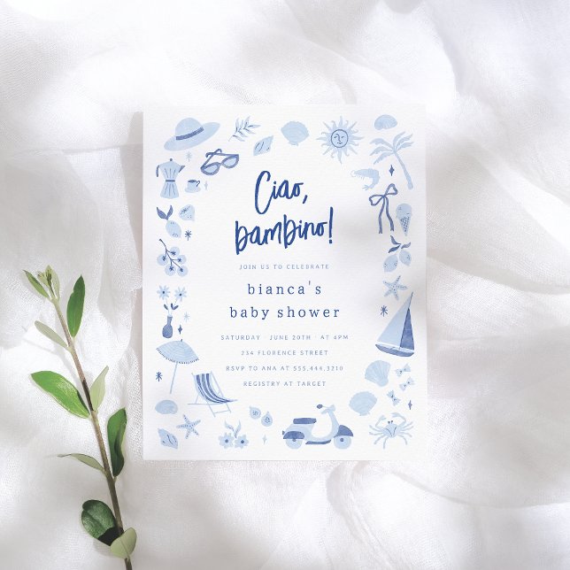 Ciao Bambino Italian Budget Boy Baby Shower (Von Creator hochgeladen)