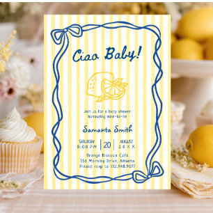 Ciao Bambino Italienische Babyparty Einladung