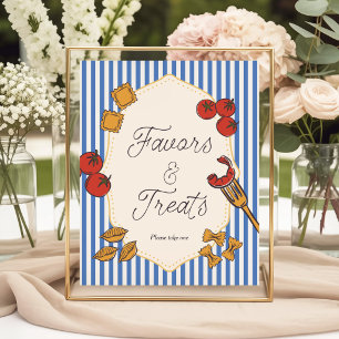 Ciao Bambino Italienische Favors & Süßigkeiten Poster