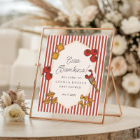 Ciao Bambino Italienisches Pasta-Baby-Shower-Schil