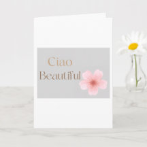 Ciao Beautiful, Elegante Blumengabe