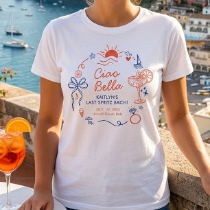 Ciao Bella Amalfi Küste Junggesellinnenabschied Pa T-Shirt