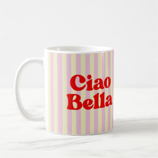 Ciao Bella Elegant Script Coffee Mug