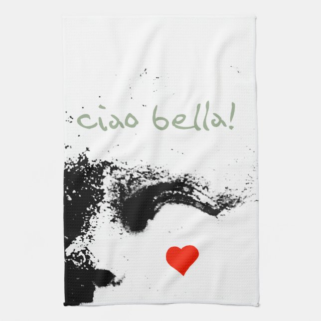 ciao bella! geschirrtuch (Vertikal)