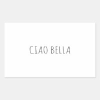 Ciao bella | Hi schön