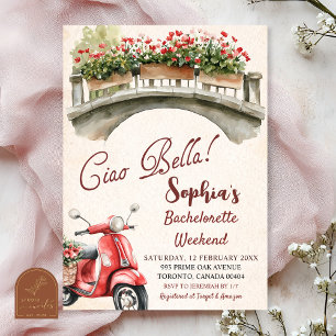 Ciao Bella Junggesellinnen Abschiedswochenende Ein Einladung