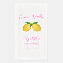 Ciao Bella Lemon Girl Baby Shower