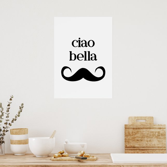 Ciao bella poster (Küche)