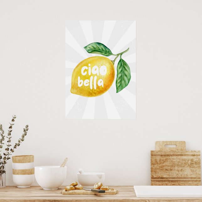 Ciao bella poster (Küche)