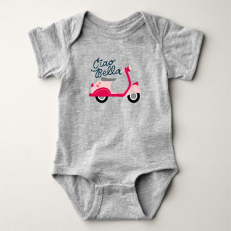 Ciao Bella Vespa Scooter Baby Strampler