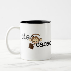 ciao cacao zweifarbige tasse