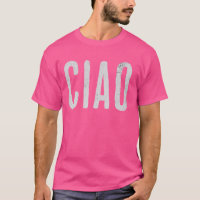 Ciao Freuden Italienisch Hallo Grüße Gradient Spaß