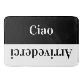 Ciao    - Grüße auf Italienisch Badematte