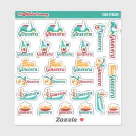 Ciao Italia! Individuelle Name Labels | Italien St