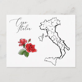 *~* Ciao Italia Italienische Sprachkarte Italien Postkarte