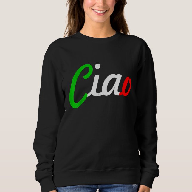 Ciao Italian Greeting Italy Language Tee (Vorderseite)