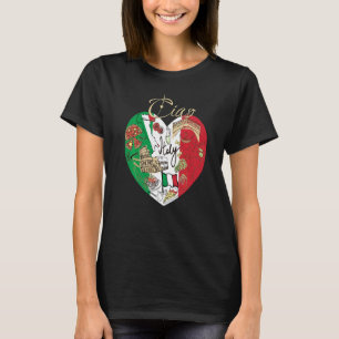 Ciao Italien Niedlich Italien Grafische Flagge Her T-Shirt