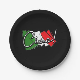Ciao! - Italienisch und europäisch - Venedig Scoot Pappteller