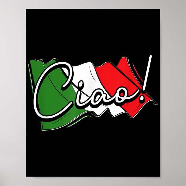 Ciao! - Italienisch und europäisch - Venedig Scoot Poster (Vorne)