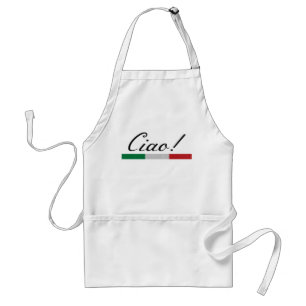 Ciao! Italienische Flagge Schürze