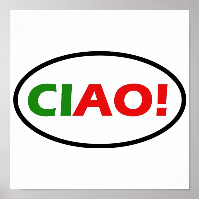 Ciao! Poster (Vorne)