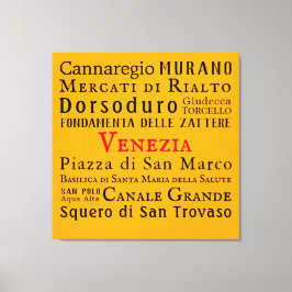 Ciao Venezia! Canvas Print Leinwanddruck
