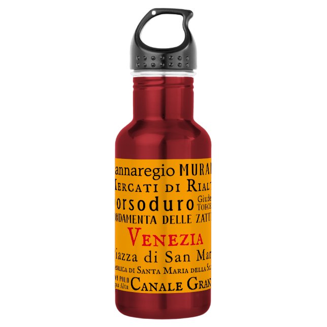 Ciao Venezia! Edelstahlflasche (Vorderseite)